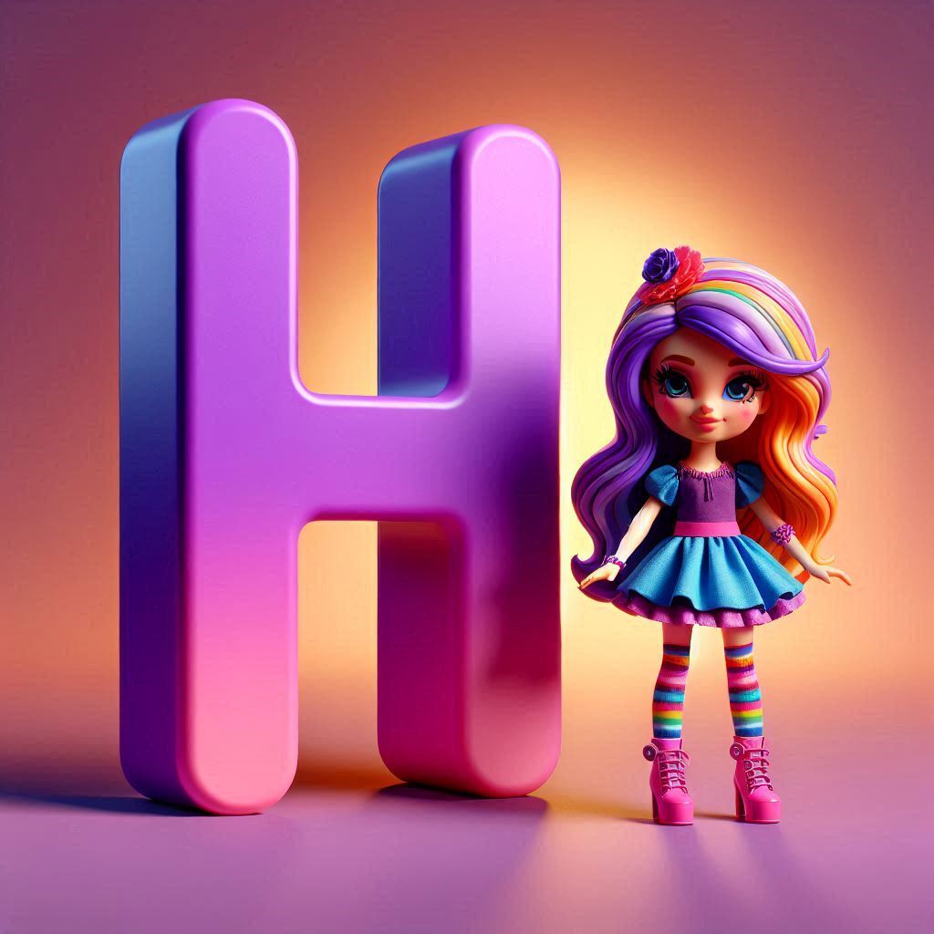 Doll — letter H