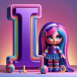 Doll — letter I (variant 2)