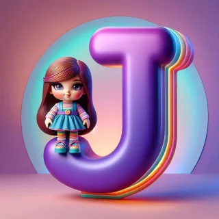 Doll — letter J