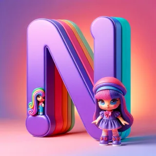 Doll — letter N