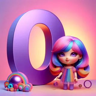 Doll — letter O (variant 2)