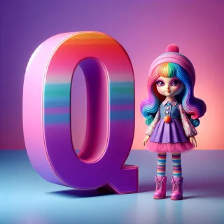 Doll — letter Q