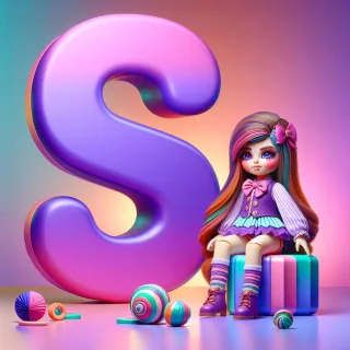 Doll — letter S (variant 2)
