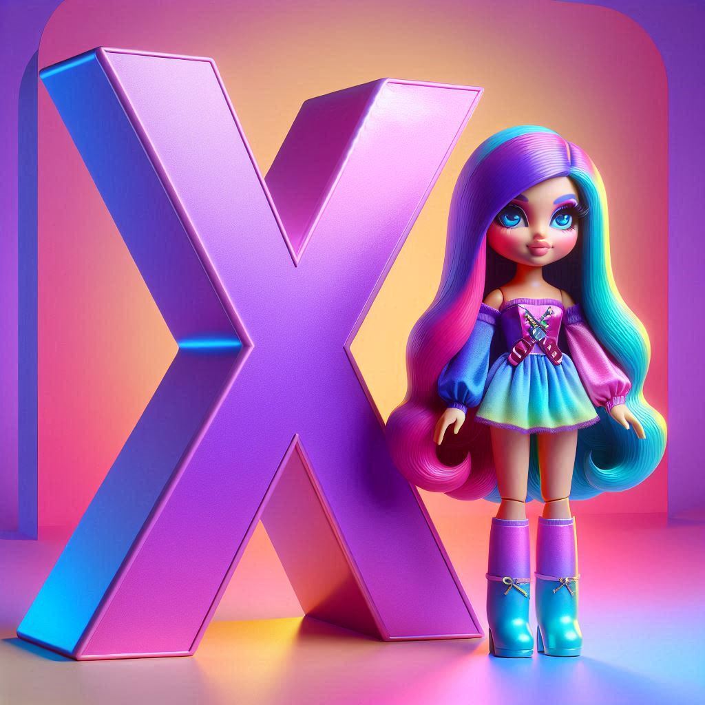 Doll — letter X
