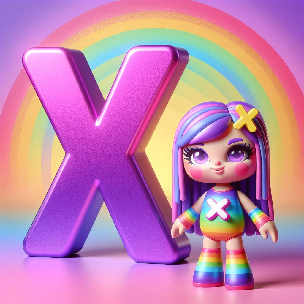 Doll — letter X (variant 2)