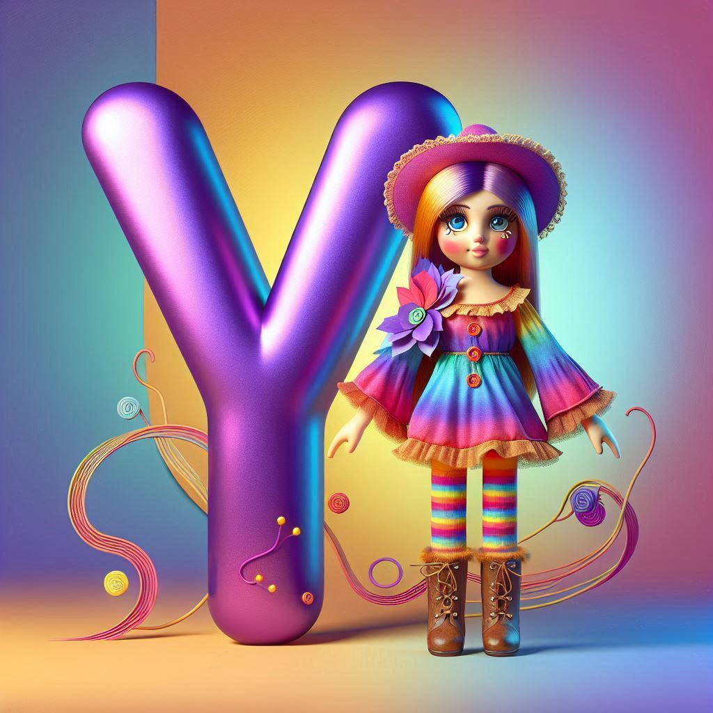 Doll — letter Y (variant 2)