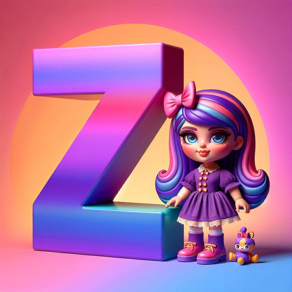 Doll — letter Z (variant 2)