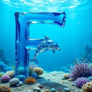 Dolphin — letter F