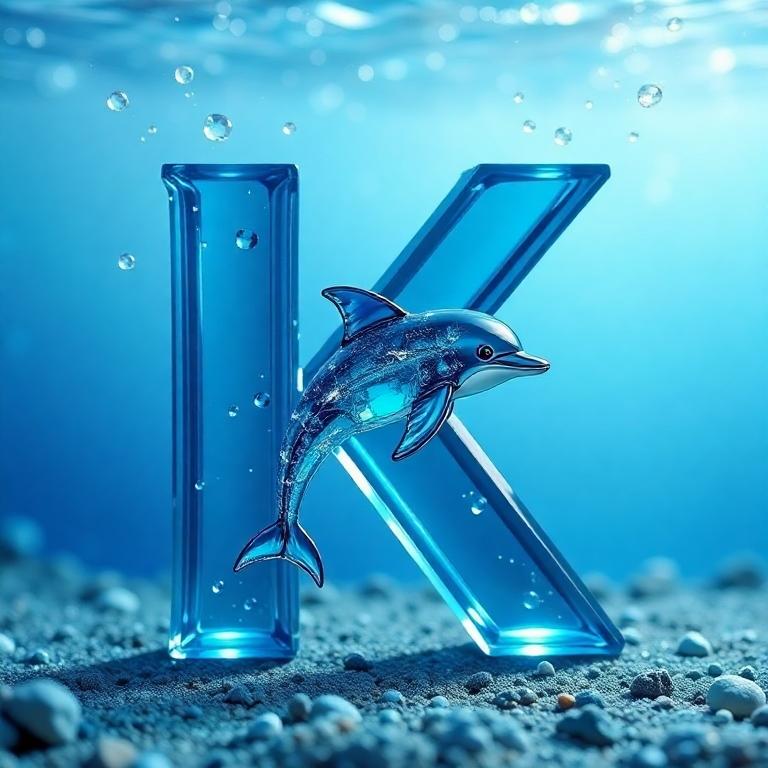 Dolphin — letter K