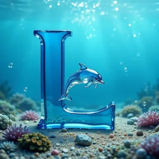 Dolphin — letter L