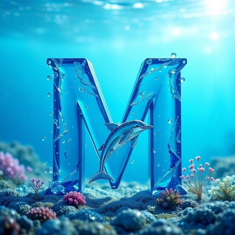 Dolphin — letter M