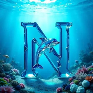 Dolphin — letter N