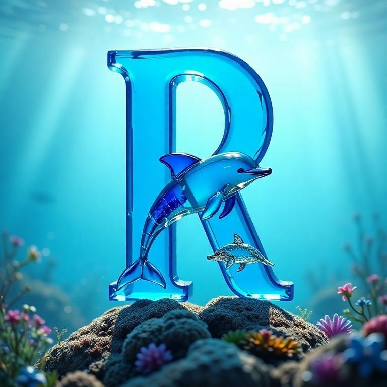 Dolphin — letter R