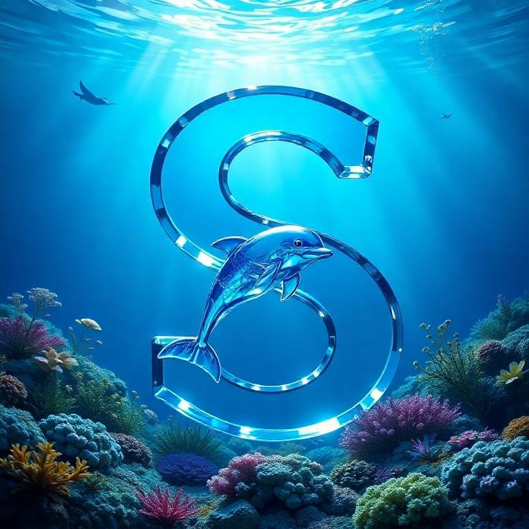 Dolphin — letter S