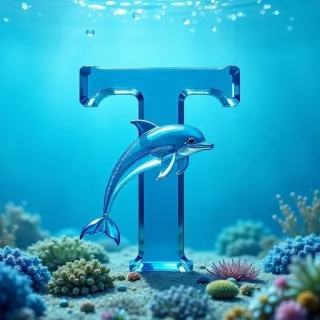 Dolphin — letter T