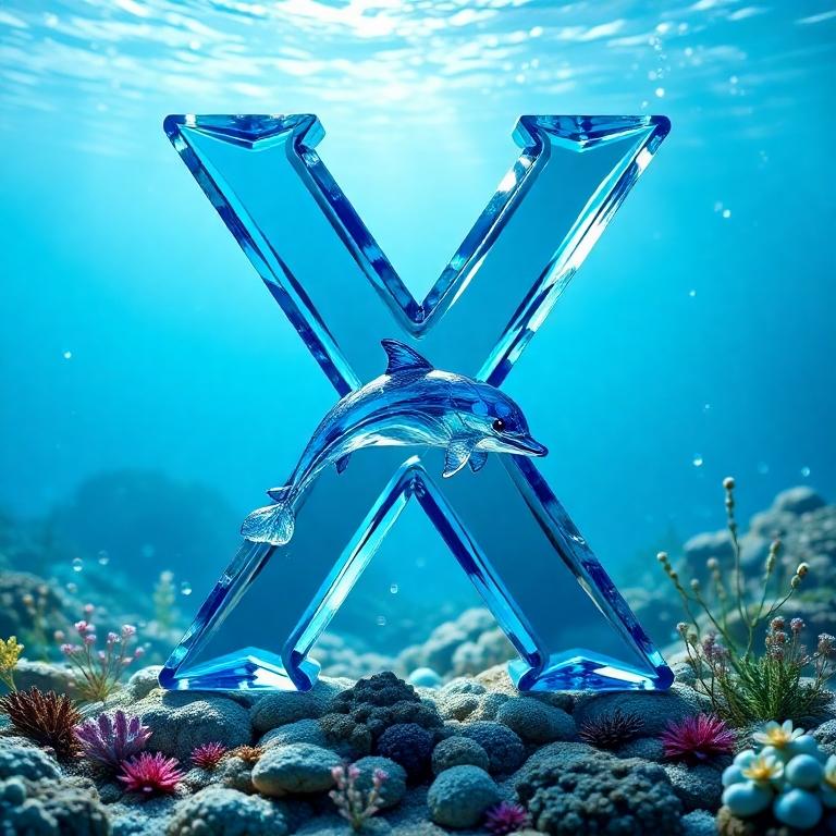 Dolphin — letter X