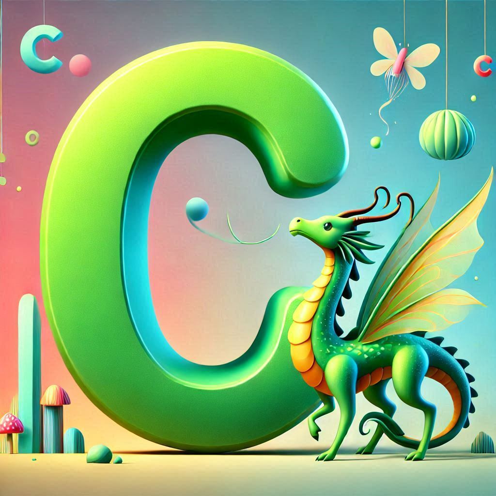 Dragon 2 — letter C (variant 2)