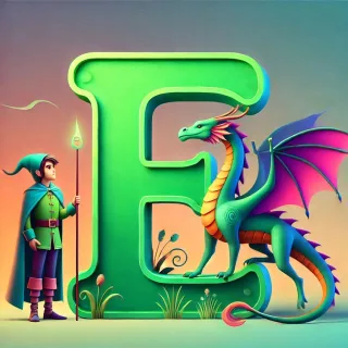 Dragon 2 — letter E