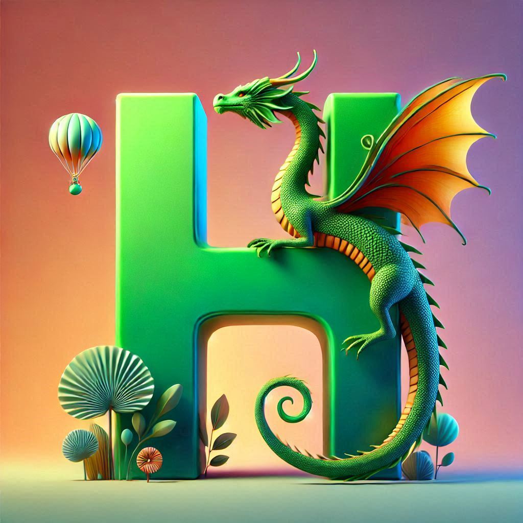 Dragon 2 — letter H