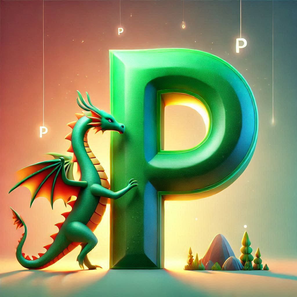 Dragon 2 — letter P
