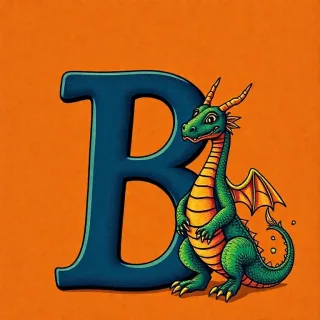 Dragon — letter B