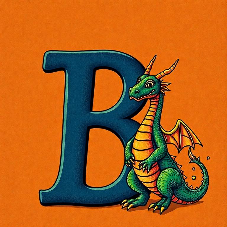 Dragon — letter B