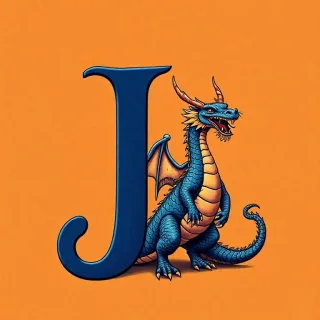 Dragon — letter J