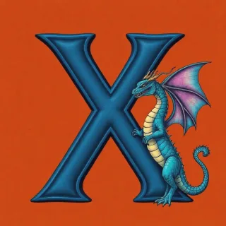 Dragon — letter X