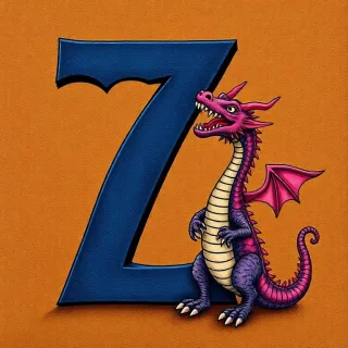 Dragon — letter Z