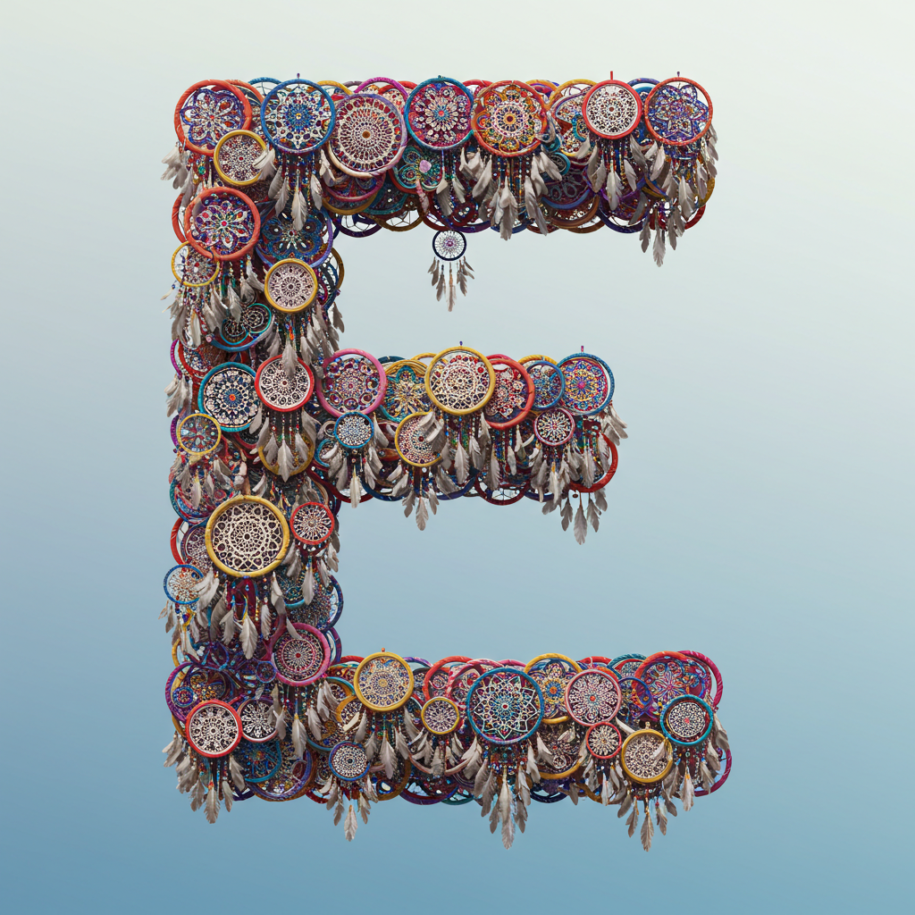 Dream catcher 2 — letter E
