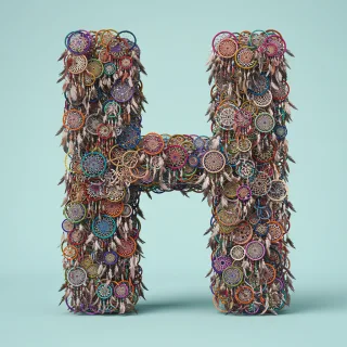 Dream catcher 2 — letter H