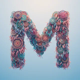 Dream catcher 2 — letter M