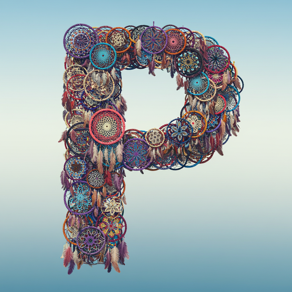 Dream catcher 2 — letter P