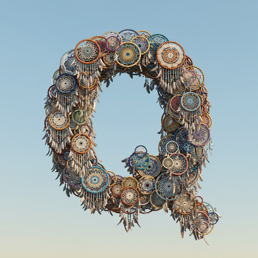 Dream catcher 2 — letter Q