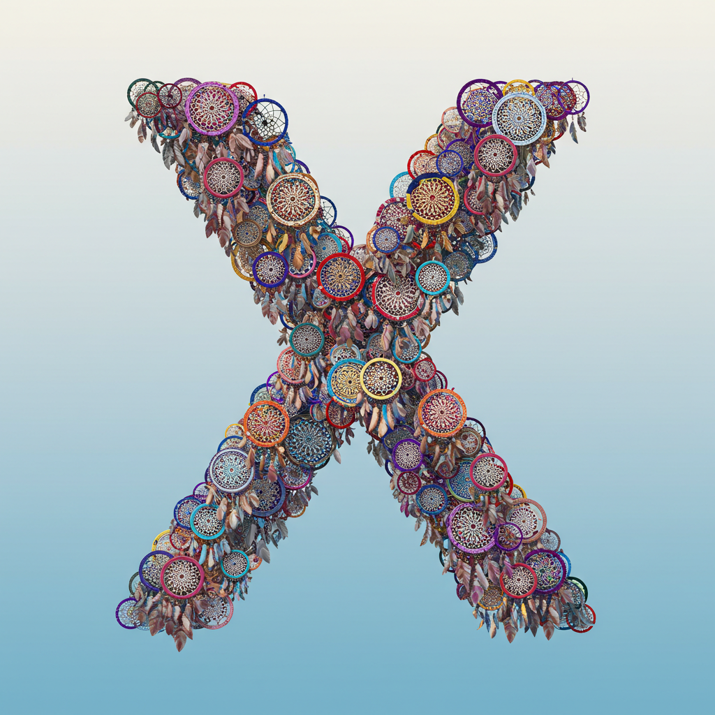 Dream catcher 2 — letter X