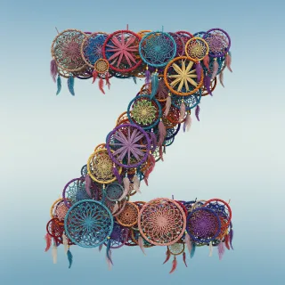 Dream catcher 2 — letter Z