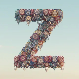 Dream catcher 2 — letter Z (variant 2)