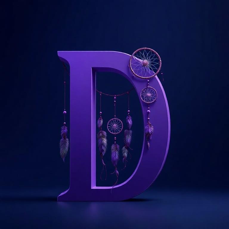 Dream catcher — letter D
