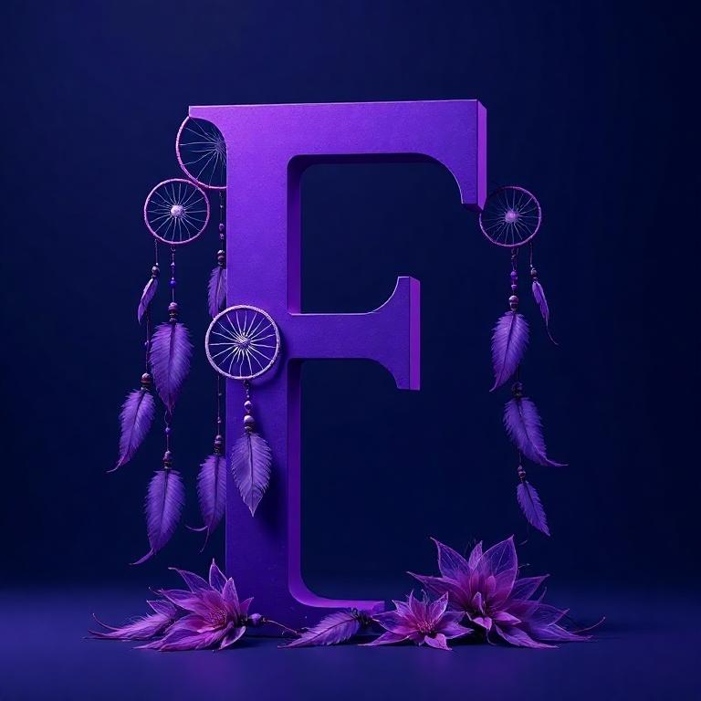 Dream catcher — letter F