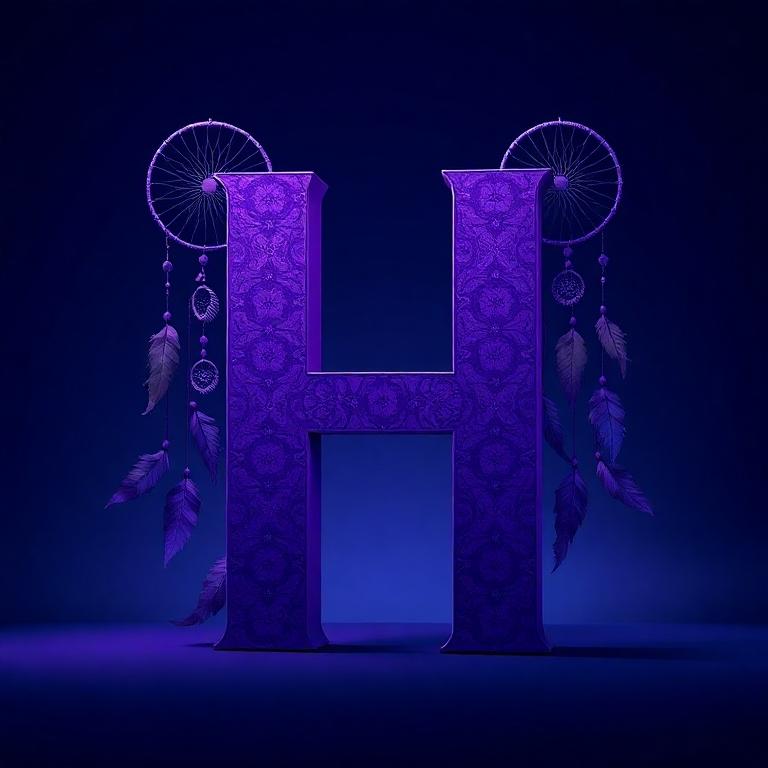Dream catcher — letter H