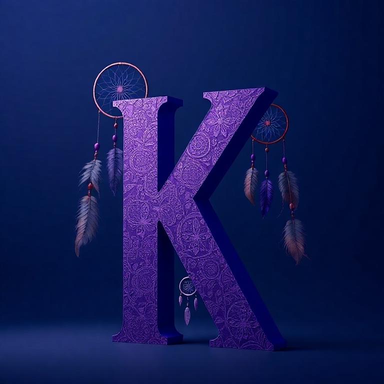 Dream catcher — letter K