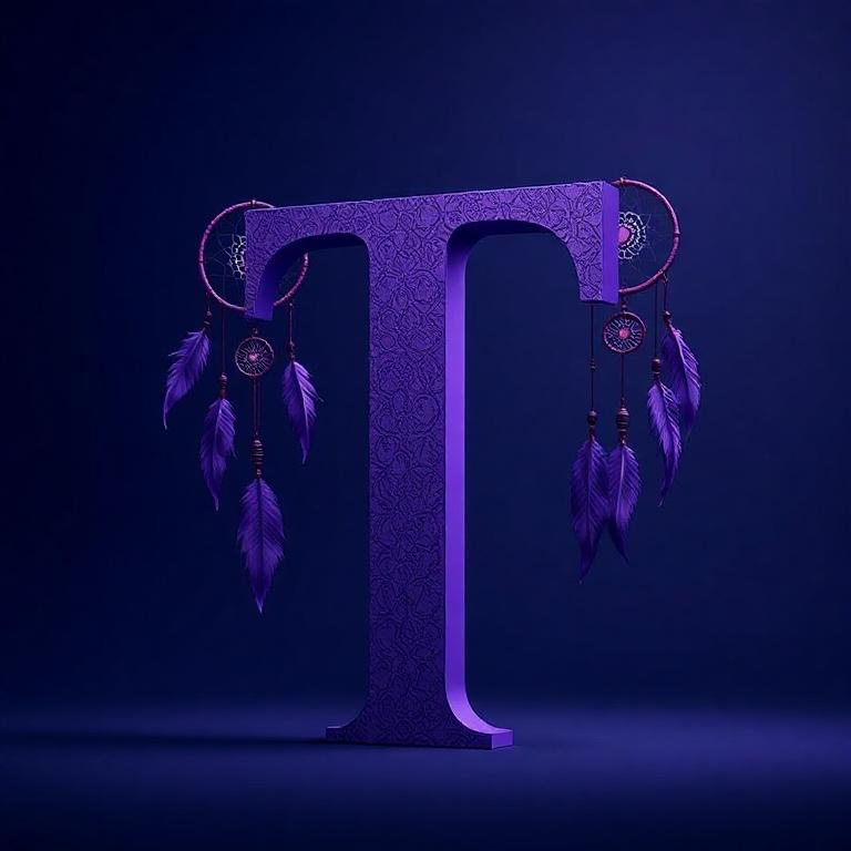Dream catcher — letter T