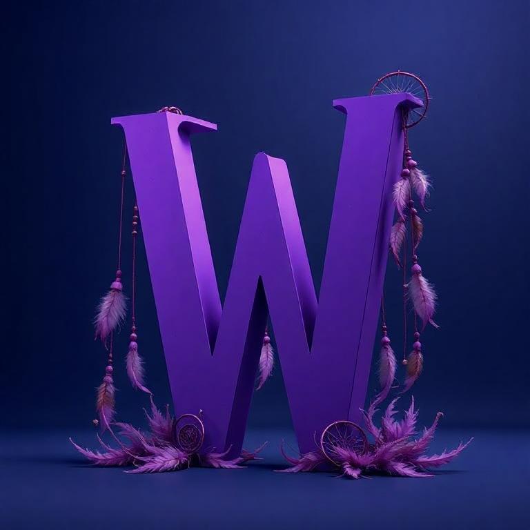 Dream catcher — letter W
