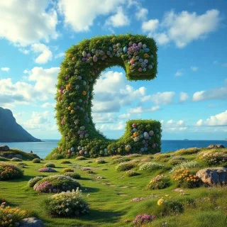 Easter island — letter C