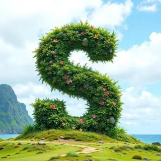Easter island — letter S