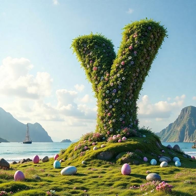 Easter island — letter Y
