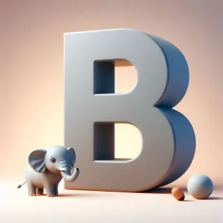 Elephant 2 — letter B