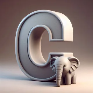 Elephant 2 — letter C