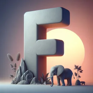 Elephant 2 — letter F