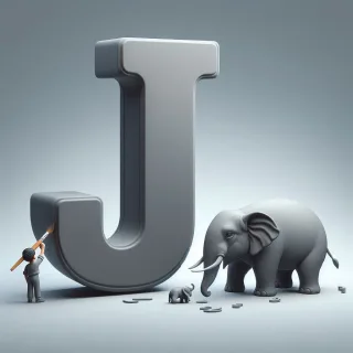 Elephant 2 — letter J